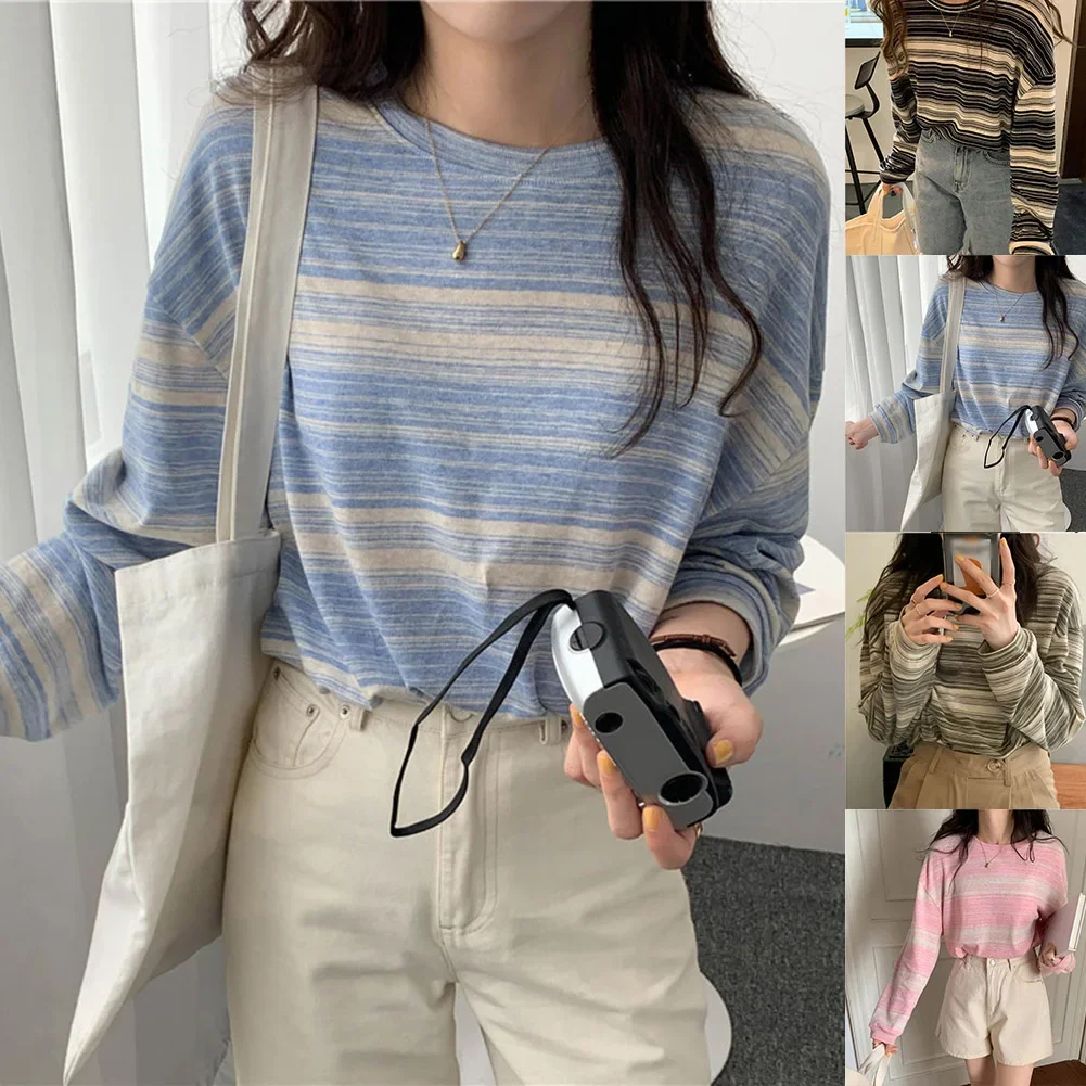 Black Loose Fit Top Loose Fit Shirt Spring Autumn Wear Various Color Options Daily Wear Suitable Slightly Stretchy Fabric