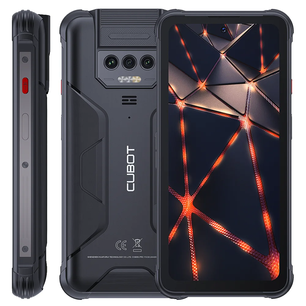 Cubot King Kong Power, Telephones Smartphone robuste étanche Android 13, 1Go de RAM (8 Go + 8 Go étendus), 256 Go de ROM, batterie 10600 mAh, charge rapide 33 W, écran FHD+ de 6,5 pouces, Lampe de poche à double DEL