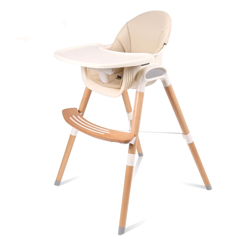 Baby feeding chair hot selling beech multi-functional dinning chair