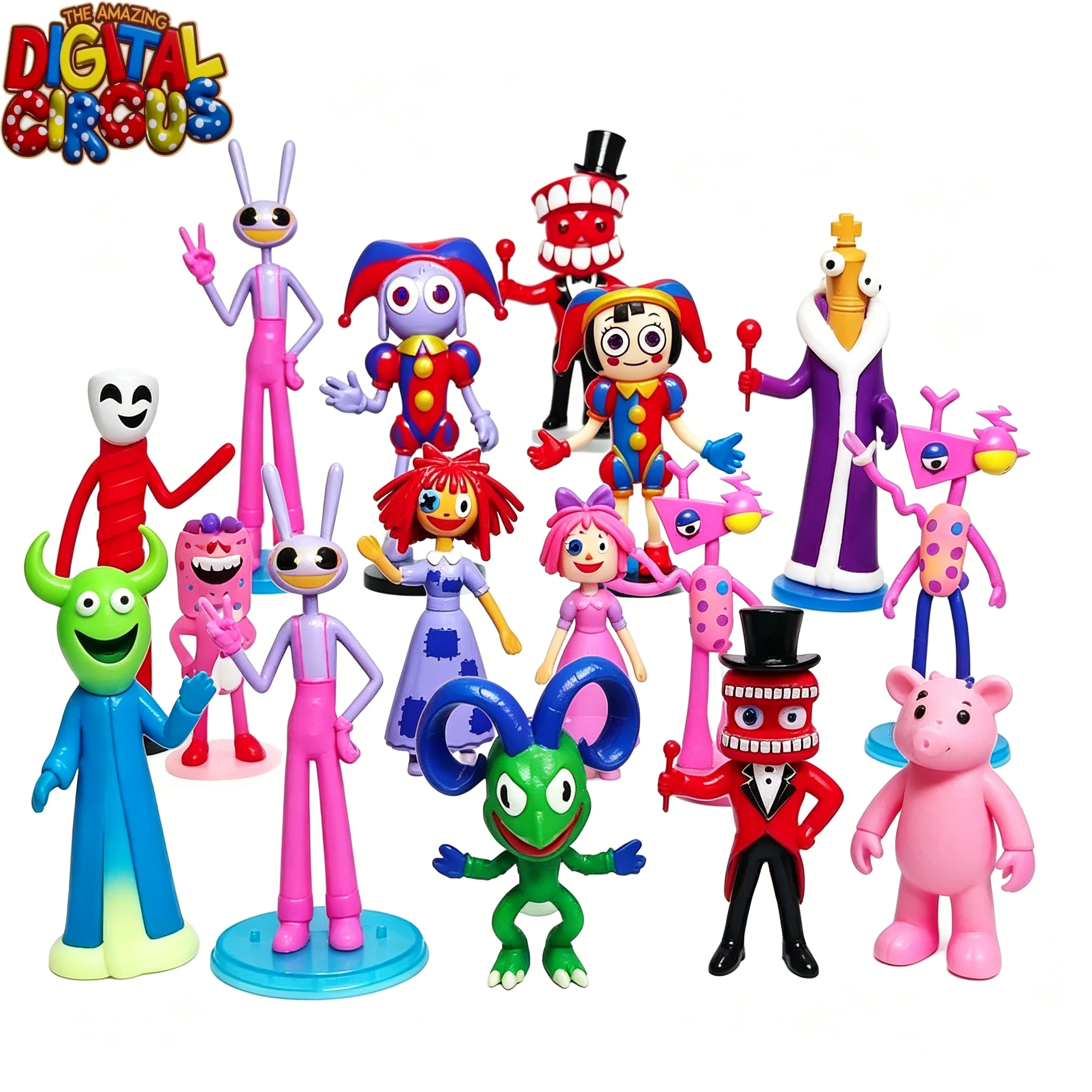 Neue El Increíble Circo Digital Anime-Figur Ragatha/Jax/Pomni Actionfigur PVC-Sammlermodell Puppe Spielzeug