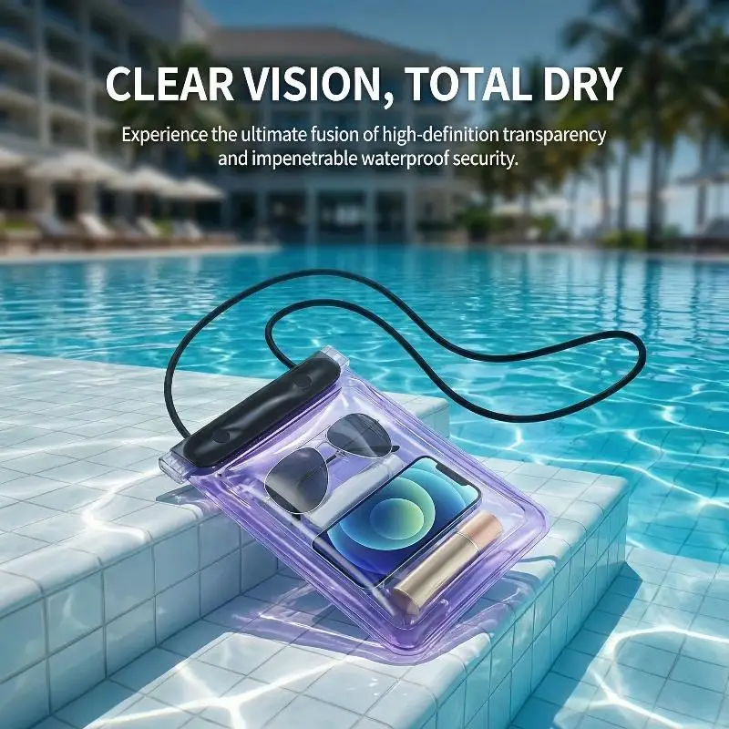 Outdoor Large Capacity Waterproof Dry Bag Underwater Pouch Case for Tablet Swimming Travel Storage Cover