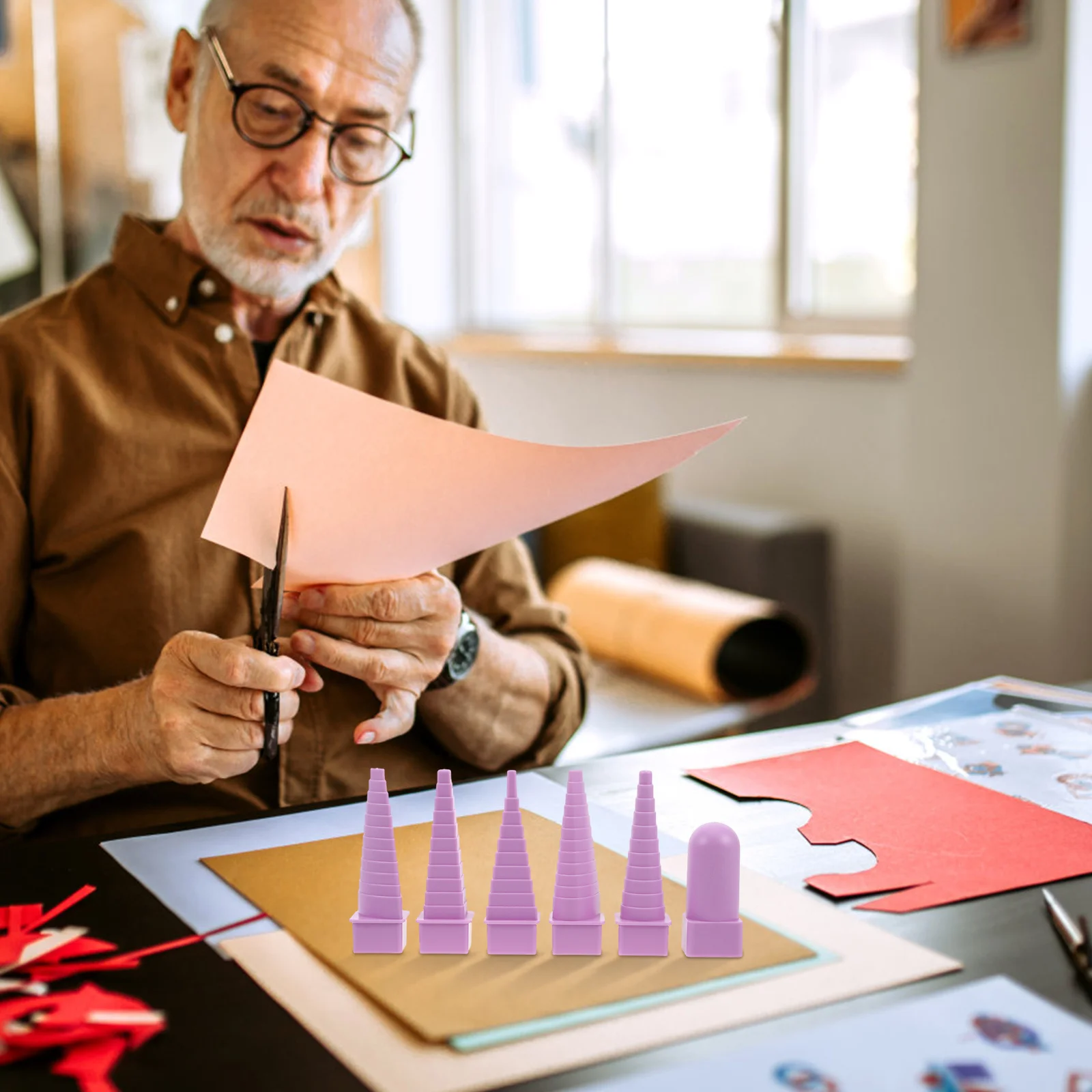 1セット ジュエリー製作ワイヤーツールセット ポータブルマンドレル DIYイヤリング曲げワイヤーラッピングクラフトシェーピングフォーミングキット