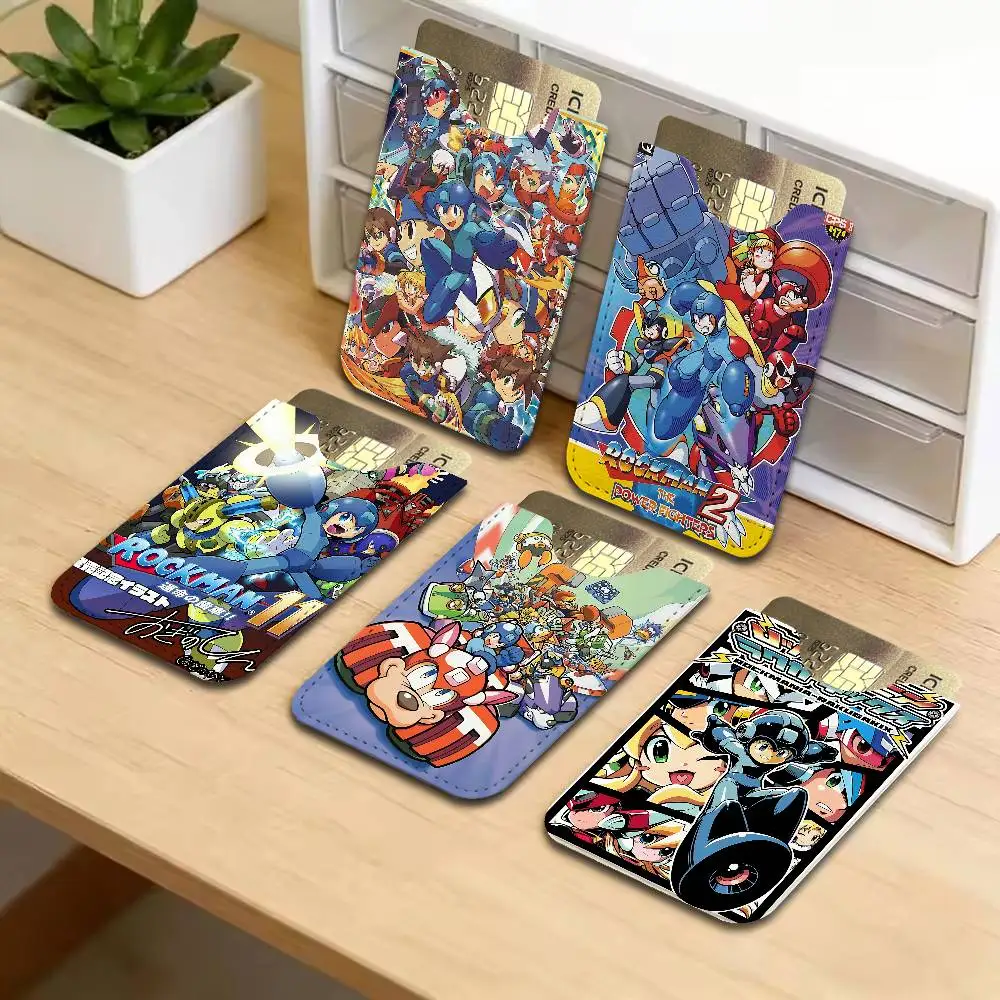 Action Game R-Rockman Kartenetui aus PU-Leder für Kreditkarten, sicheres/schlankes Design, unverzichtbar für die Reiseaufbewahrung