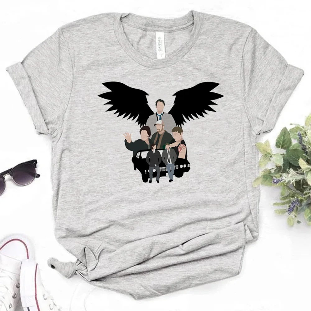 Supernatural t-shirts women manga t shirt female manga funny clothing