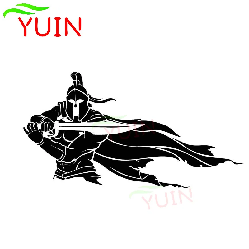 Personality Roman Captain Sword Car Sticker Fashion Decoration Accessories Creative PVC Rear Windshield Body Waterproof Decal