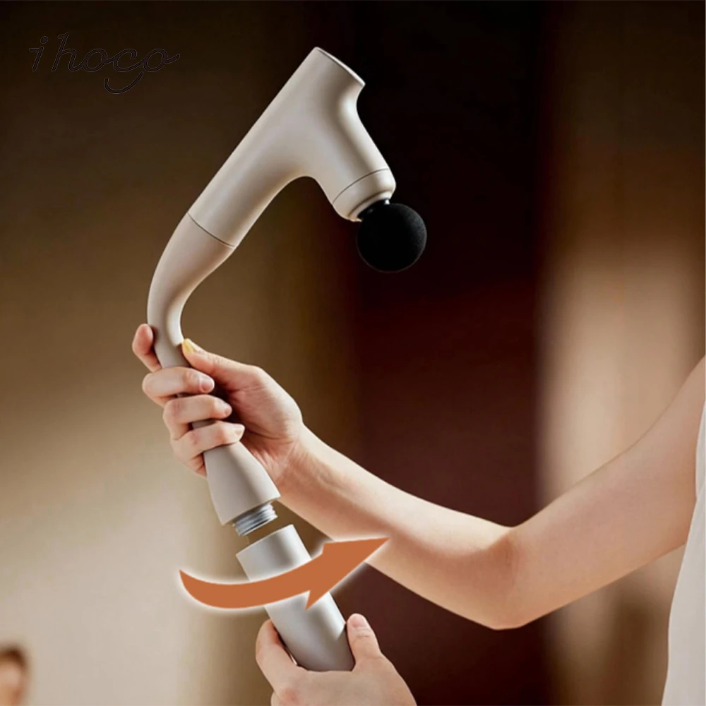 Ultra Quiet Cordless Mini Massage Gun Ergonomic Design Deep Tissue Massager for Home Daily Relaxation Elderly Care Women Men