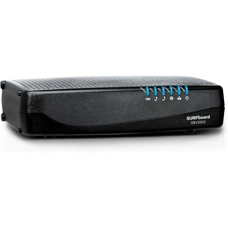 SURFboard SBV3202 DOCSIS 3.0 كابل مودم Comcast Xfinity Internet & Voice 1 Gbps Port 2 منافذ Telephony 800 Mbps M