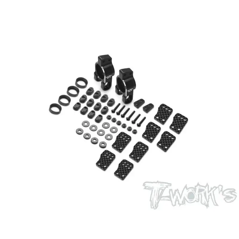 T originale funziona TO-279-MP11 7075-T6 Allume. Mozzi posteriori (per Kyosho MP11) Parti Rc OP