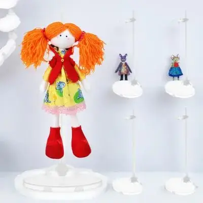 

Toy Stand Display Holder 15Pcs Racks for Mannequins Babies Model Support Waist Strap Hanging Accessories