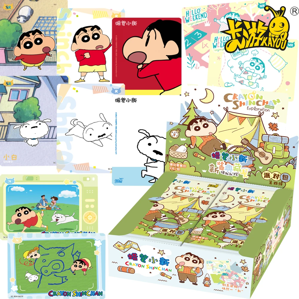 

Коллекционные карточки Kayou Crayon Shin-chan: увлекательные карточки для игры в прятки, карточки с крупным планом, аниме-сувениры, игрушки, подарки