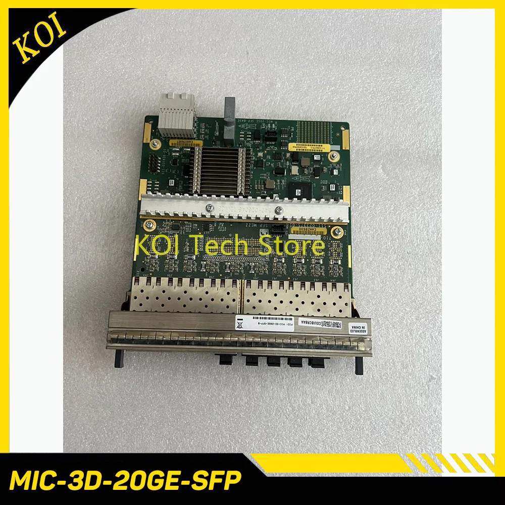 20 Gigabit optical ports Network transmission is stable and efficient MIC-3D-20GE-SFP
