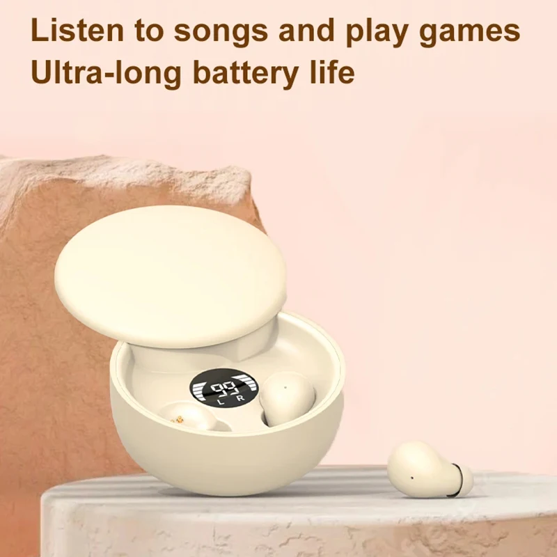 Schiebeabdeckung Bluetooth-Kopfhörer TWS Ultrakleine Mini-Schlafkopfhörer Neue 5.4-In-Ear-Kopfhörer mit Geräuschunterdrückung