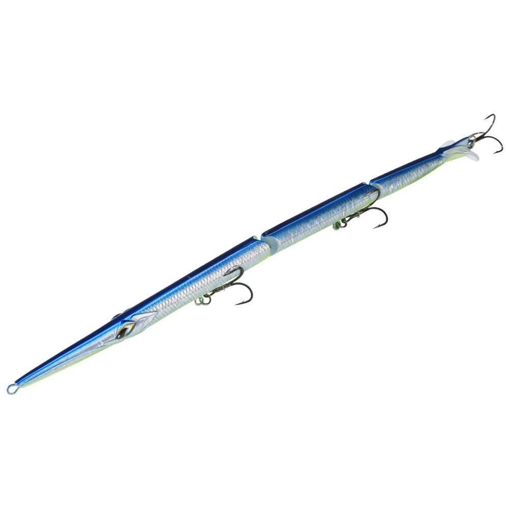 Hunthouse Swimbait 255 crayon articulé leurre de pêche 3 sections aiguille coulant appât dur 255mm/30.6g matériel de pêche au bar d'eau salée