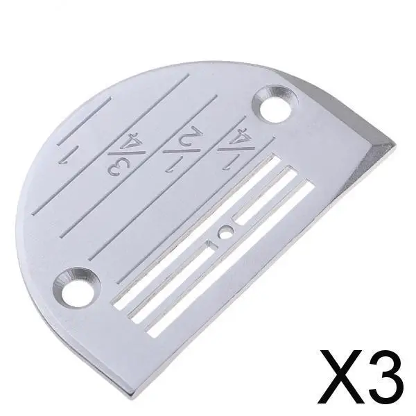 2-4pack Universal Needle Plate for Industrial and Computerized Sewing Machine