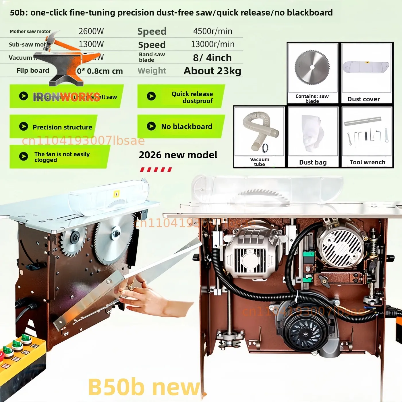 Woodworking push   saw integrated  saw new multi-functional table precision special folding new saw