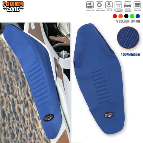 Imagen 1 del producto POWERZONE-funda para asiento de motocicleta, antideslizante, partículas gruesas, adecuada para 250-450 TC TE 2016 2017 2018 FC FE TC TE YAMAHA KAWASAKI