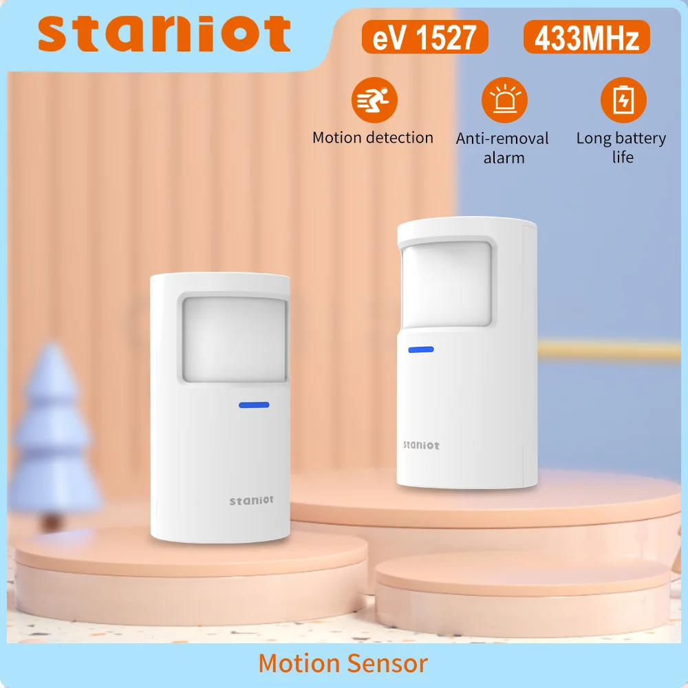Staniot Human Presence Smart PIR Motion Detection Sensor Home Security Burglar Alarm Sensors For Anti-Theft Panel APP Control