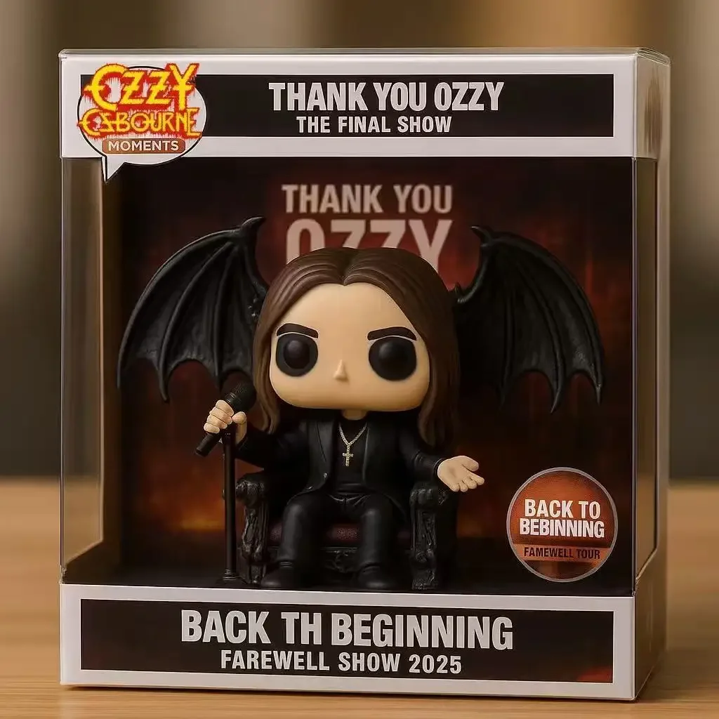 تمثال Ozzy Osbourne Farewell Tour 2025 - شكرًا لك Ozzy العرض النهائي العودة إلى البداية زينة قابلة للجمع