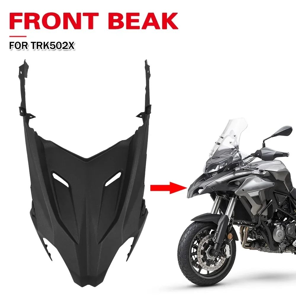 

Motorcycle Front Fairing Cowl Accessory For Benelli TRK502X TRK 502X TRK502 X BJ500GS Headlight Cover Beak Wheel Extender Guard