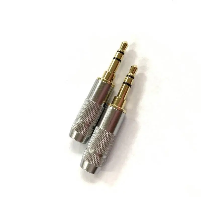 3.5mm Stereo 4 Pole Headphone Jack Audio Solders Stereo Headphone Male Plug Jack Audio Solders Connector