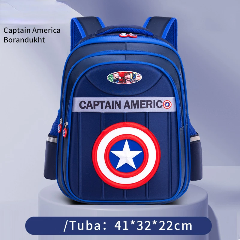 Marvel Series Movies Avengers SpiderMan Captain America Children Backpack Leisure Travel 3D Printing Schoolbag Kid Birthday Gift