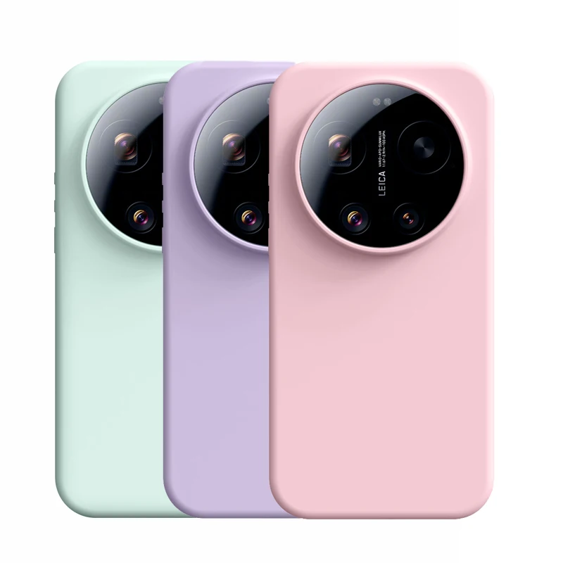 Image of Für Xiaomi 17 Ultra Hülle ELVEV Hautfreundliche Weiche Flüssigsilikon-Beflockung Handyhülle