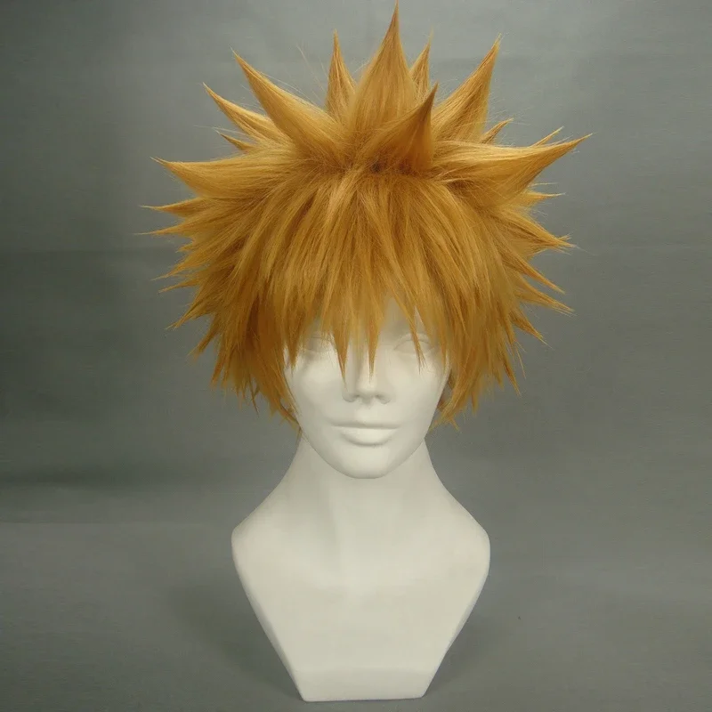 Bleach curto Cosplay perucas para homens, peruca de fantasia anime, cabelo sintético, resistente ao calor, Kurosaki Ichigo Pain, meninos