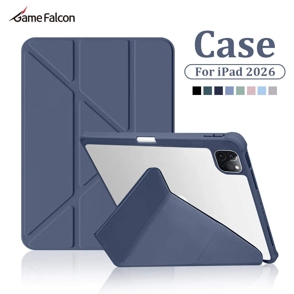 �y�Z�[�����ziPad Air 11th M4 M3 M2 5 4 2026 Pro 11 13 M5 12.9�p�P�[�X�AiPad A16 10 9 10th 9th Generation 8 7 2025�p�ی�J�o�[