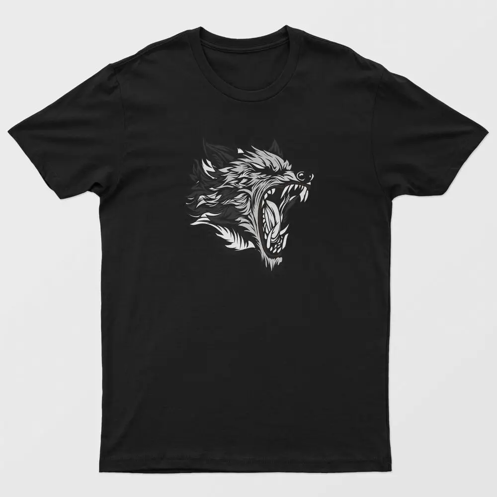 Unisex Wolf Graphic Tee - Stylish and Versatile ShirtSummer Brand Super Size T-shirts for Men Clothing Women Tees High Quality 1