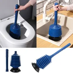Sink Portable Toilet Plunger Floor Drain Waste Disposer Reusable Cleaning Tool Toilet Floor Drain Unclogger PE Durable