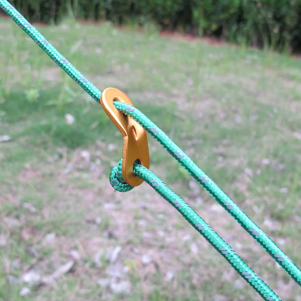 

3 Pcs Reflective Wind Rope Nightlight Windproof Noose Thick Camping Survival Tent Buckle Polyester Durable Soft High Visibility