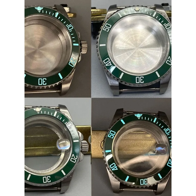 

Аксессуары для часов nh35, корпус из нержавеющей стали 40 мм, подходит для механизма NH35/36, полностью светящееся кольцо серии