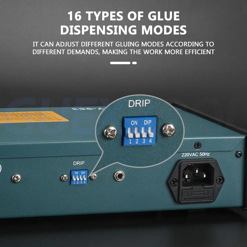 شبه تلقائي الغراء موزع توزيع آلة إيبوكسي الراتنج شبه تلقائي السائل الغراء حقن آلة دليل موزع دواسة للغراء / المذيب / اللاصق / المواد الكيميائية / الطلاء / معجون لحام #3