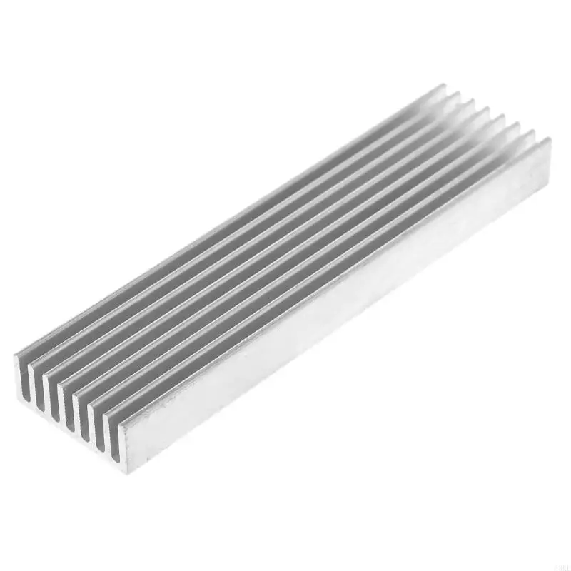 920L 1PC 100x25x10mm Aluminum Heatsink Radiator DIY  For Electronics IC Chip LED Power Transistor Silver