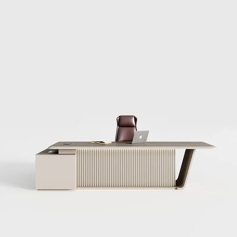 

Простой стол Boss, письменный стол, простая офисная мебель, письменный стол большого класса, стол для менеджера атмосферы, стол и стул президента