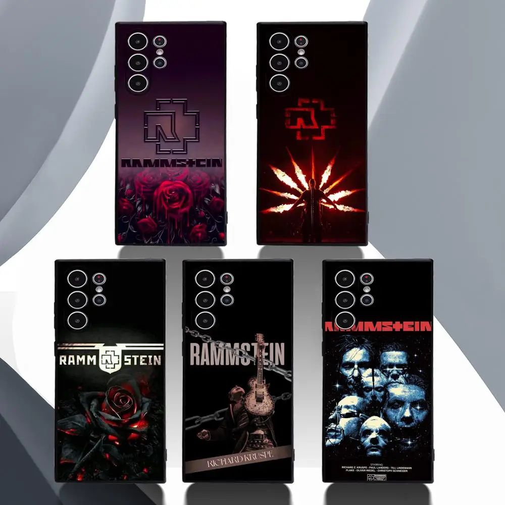Funda de teléfono Band R-Rammstein-ES para Samsung serie S s20 s21 s22 s23 s24 FE Plus Ultra TPU, funda suave y agradable para la piel