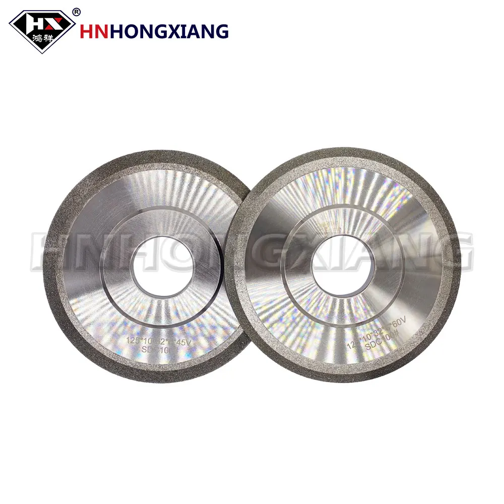 

Diamond Grinding Wheel 1V1 Double Sided SDC Circl 45° 60° 90° Sharpener Disc Carbide Metal Tungsten Steel Milling Cuting Stone