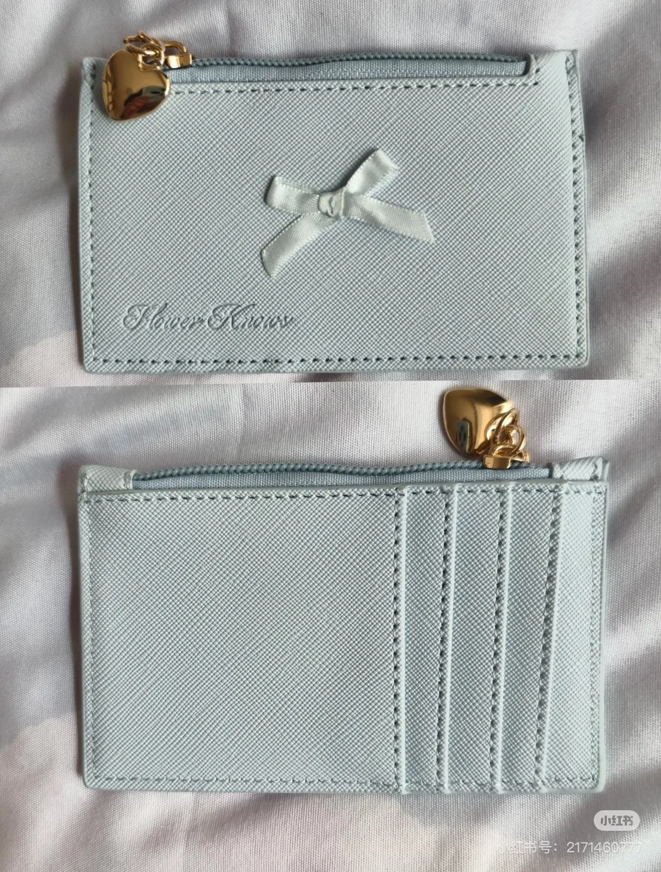 Flower Knows Kosmetyczka Niebieska Przenośna torba do przechowywania makijażu i torba na karty Śliczna i przyjemna dla wielu rozmiarów kosmetyków