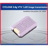 CYCLONE 5.8G VTX 1.6W Video Transmitter 48CH High Compatibility Anti Interference High Power Analog VTX for FPV Drone
