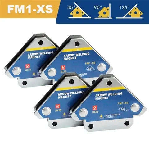 4Pcs 용접 자석 25KG 자기 용접 홀더 금속 위치 화살표 용접 테이블 자석 클램프 튼튼한 용접 도구 세트