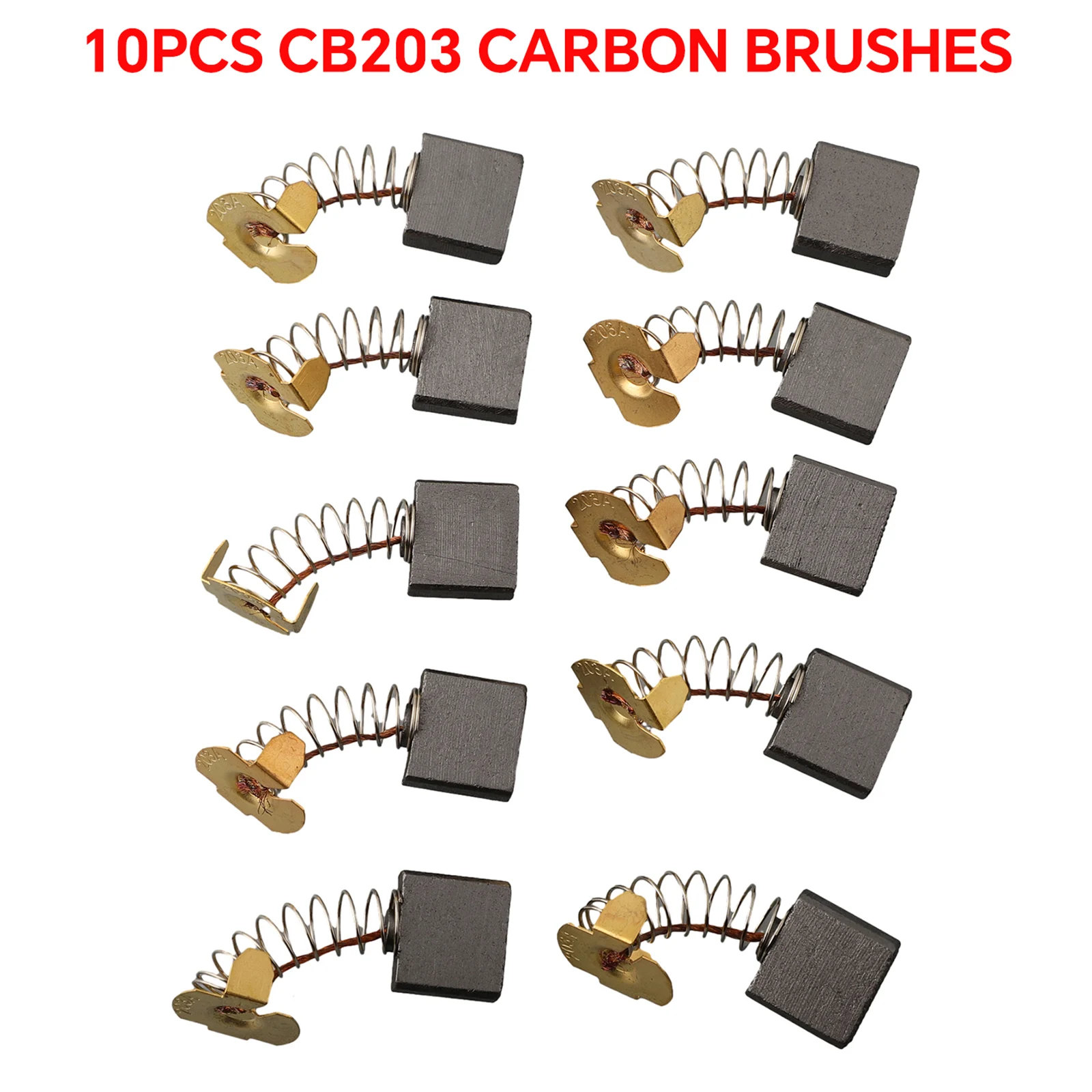 10PCS Angle Grinder Carbon Brushes Replacement For Angle Grinder GA5030 CB325/459/303/419/203 Hammer Drills Power Tool