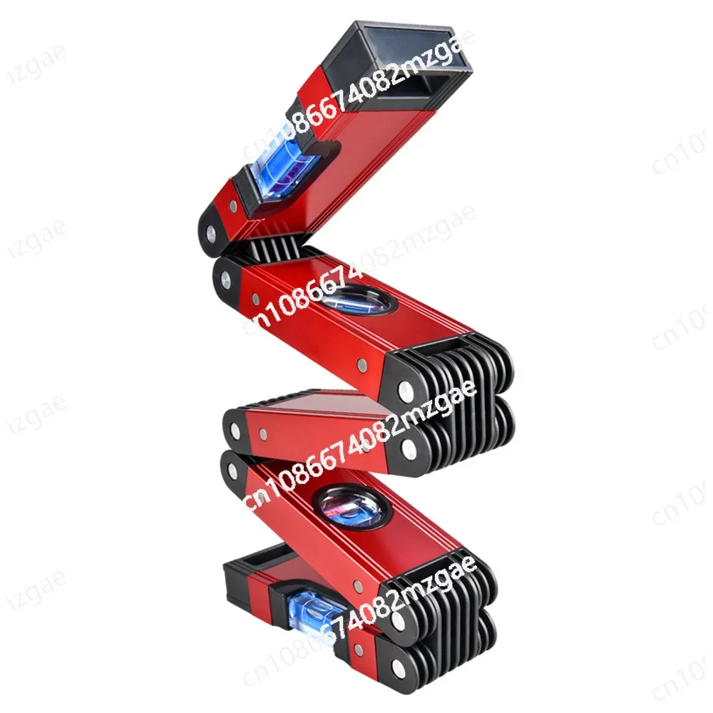 Woodworking Tool Level with Multifunctional Folding Design for Building Decoration Corner Measurement System