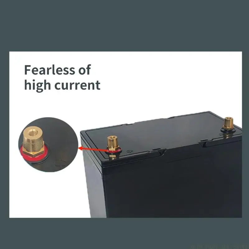 

J0MA Easy Install Brass Battery Poles Terminal Adapter Terminal Connector Fittings Post Adapter For Vehicles Boats