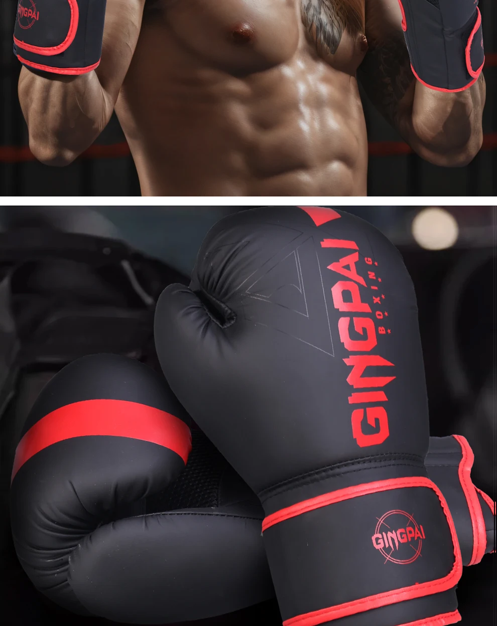 Professionelle 6/8/10/12/14oz Boxhandschuhe PU Muay Thai MMA Beruf Kickboxen Erwachsene Sandsack Trainingshandschuhe Ausrüstung – Detail 11