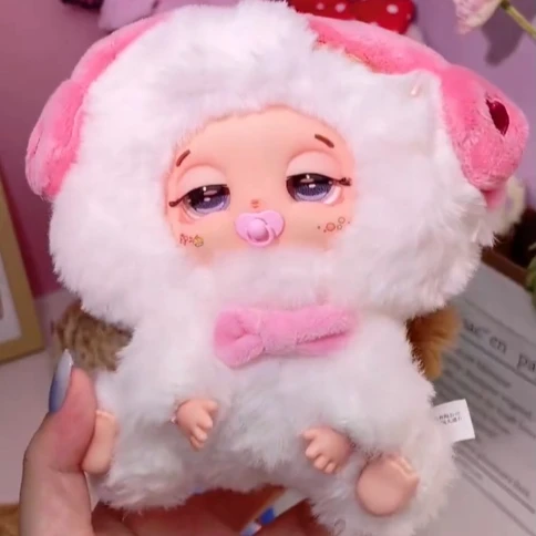 

Baby Three Blind Box Doudou Luck Deliver Виниловая плюшевая кукла Слепая коробка Милая кукла Подвеска Таинственная коробка Праздничный подарок для девочек