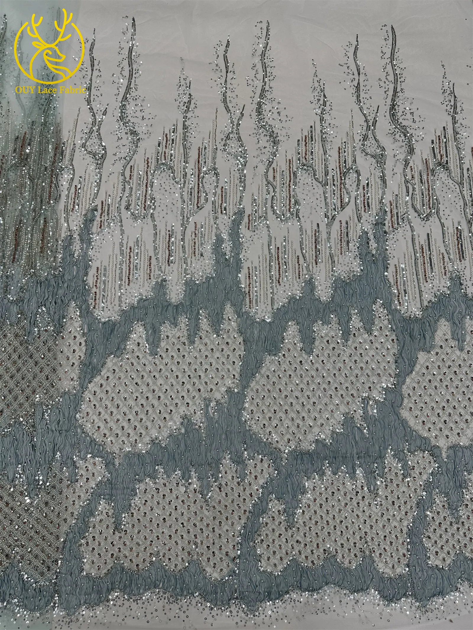 2026 Neues Design Französischer Perlen-Tüll-Spitzenstoff Weinrot Nigerianischer Afrikanischer Pailletten-Netzstoff für Abendkleider 5 Yards – Detail 25