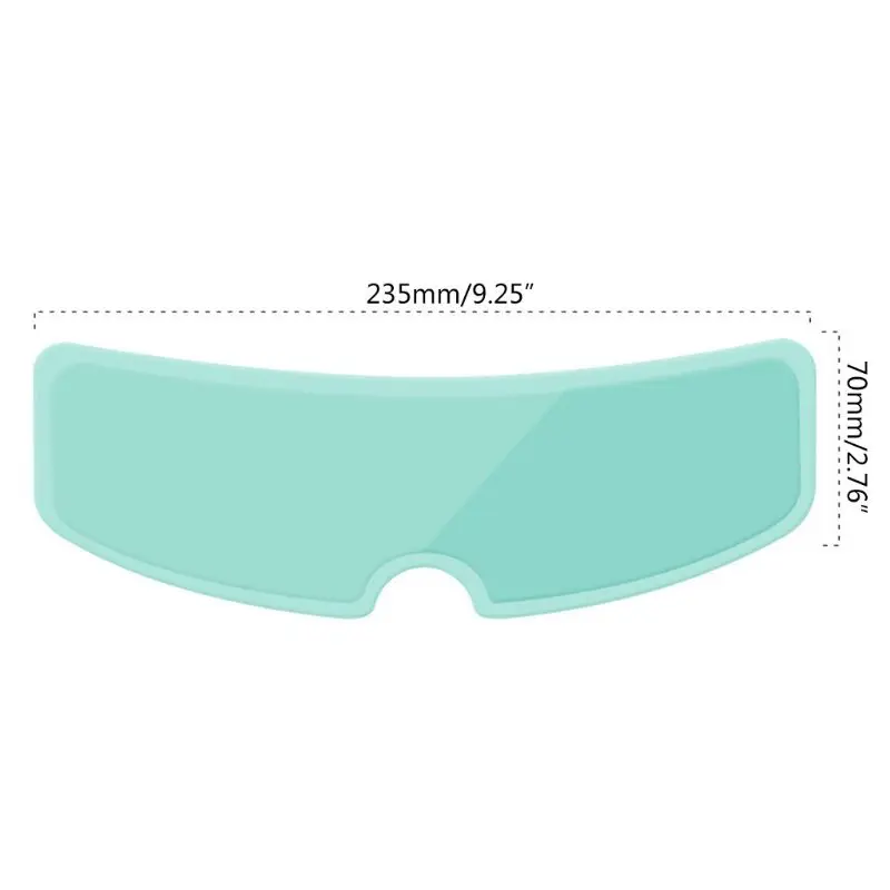 Película anti-chuva para capacete Y1UB, adesivo resistente à neblina para lentes capacete motocicleta