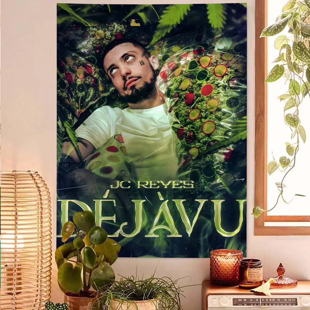Singer J-Jc Reyes Printed Large Wall Tapestry Art Science Fiction Room Home Decor Decor Blanket
