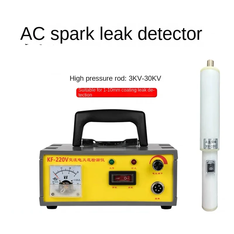 NEW 22 electric spark leak detector 0.05-10mm rechargeable leak detector pinhole tester metal anti-corrosion coating test