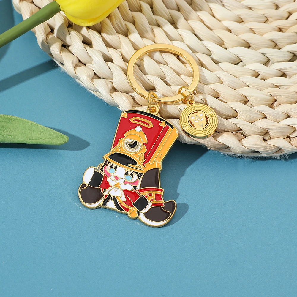 Cartoon Creative Game Periphery Metal Keychain Pendant Key Holder Accessory for Girls And Boys Gift
